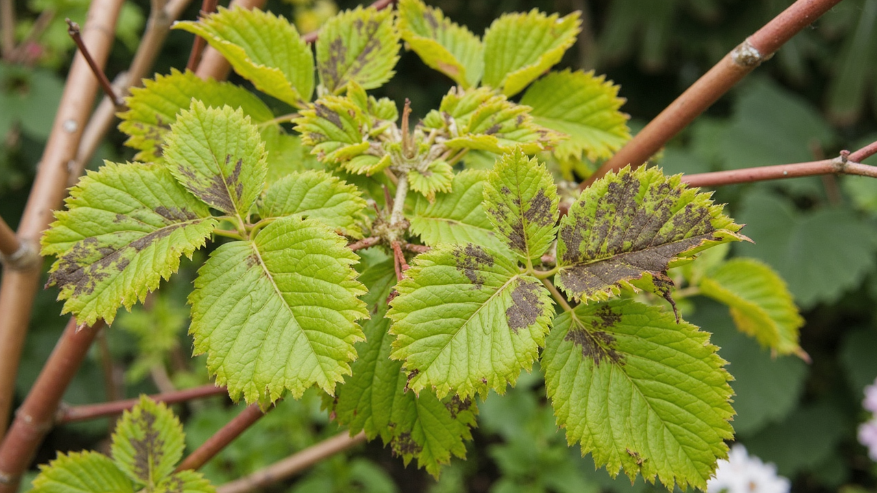Tackling Black Spot on Roses