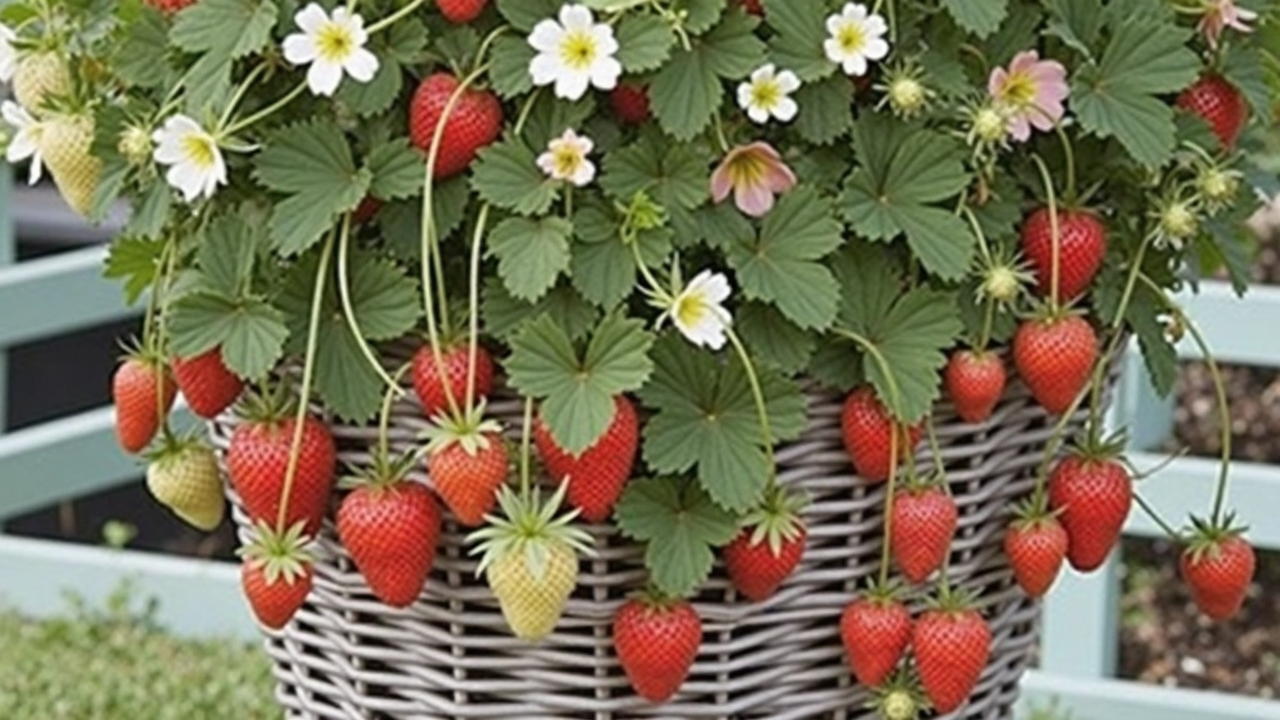 Fragaria ananassa 'Rhapsody'
