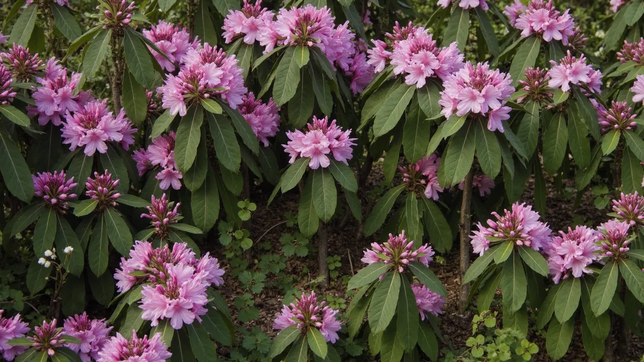 Rhododendron niveum (Rhododendron niveum)