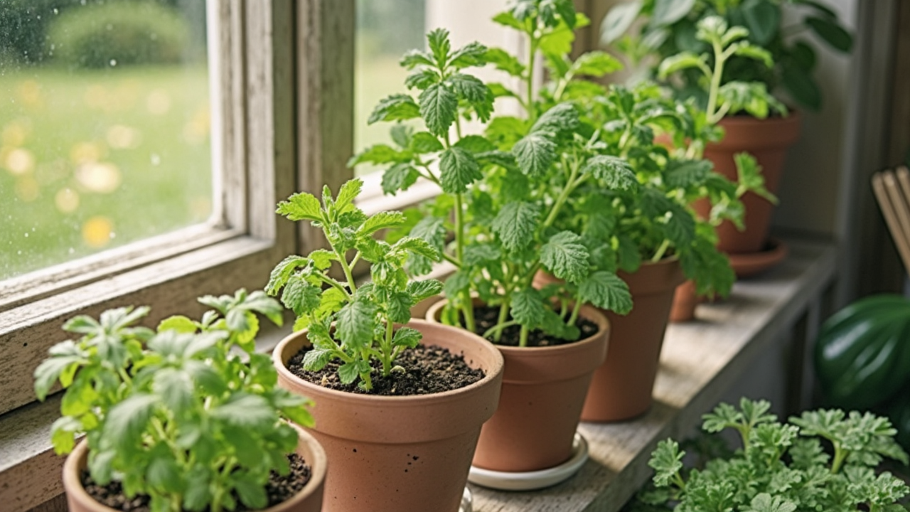 How to Create a Windowsill Herb Garden