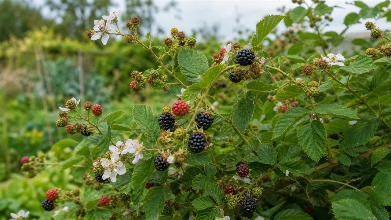 Blackberry (Rubus fruticosus)