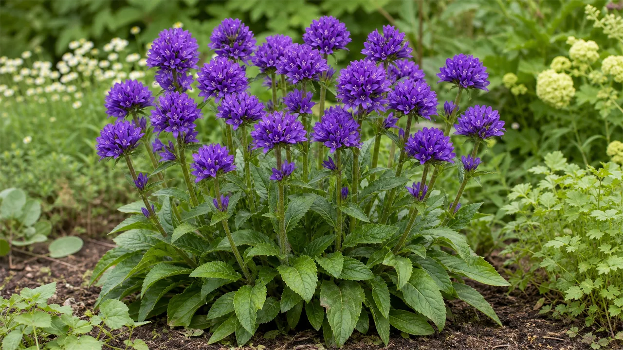 Clustered bellflower (Campanula glomerata)
