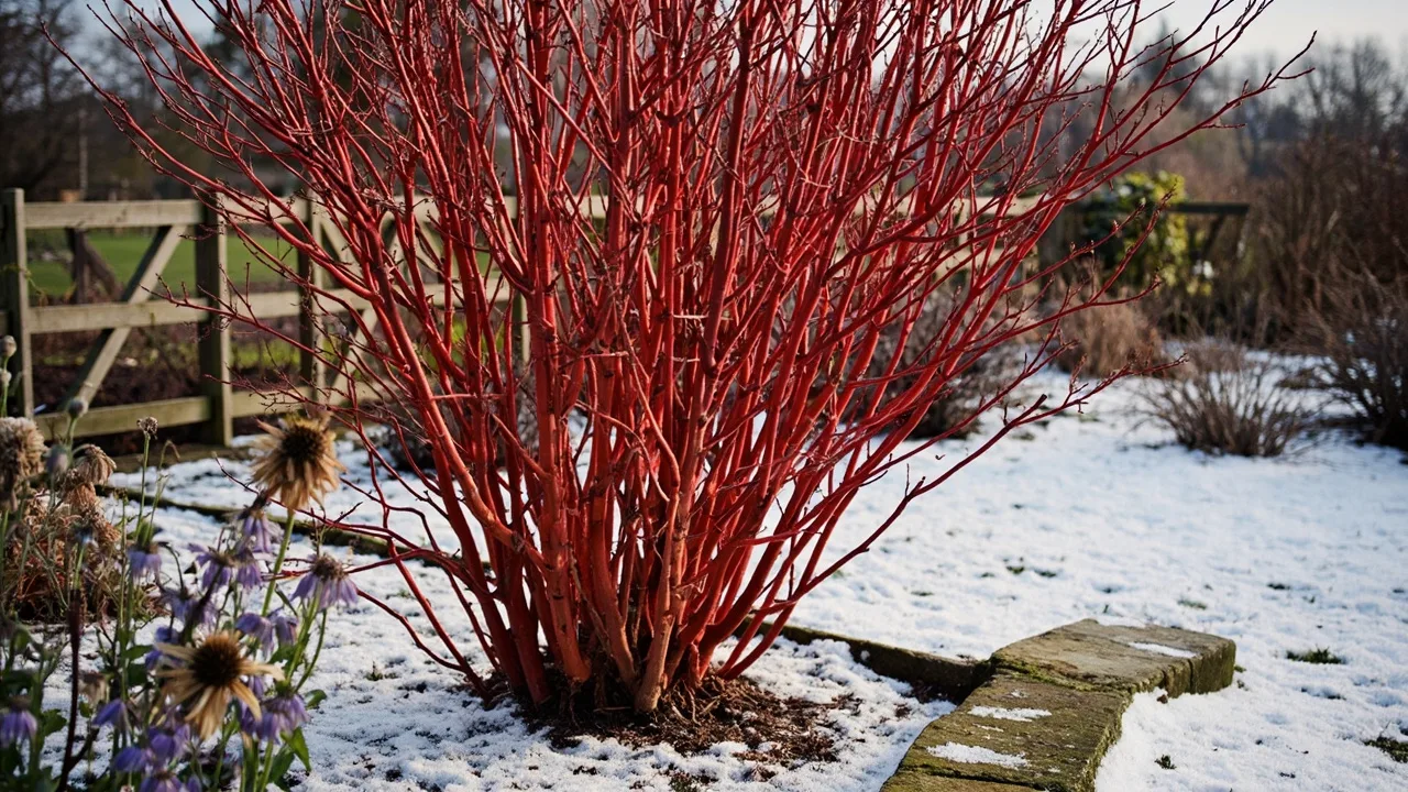 Cornus alba documentary photo