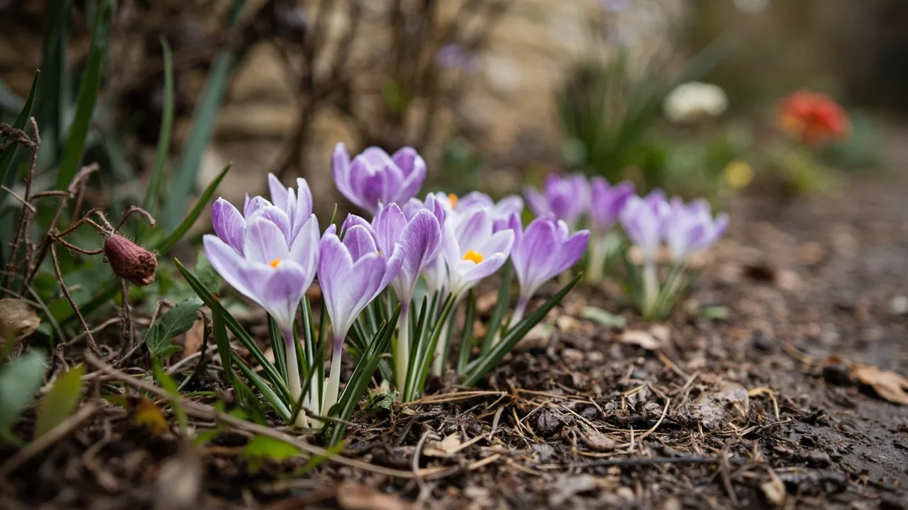 Crocus goulimyi (Goulimy's crocus) documentary photo