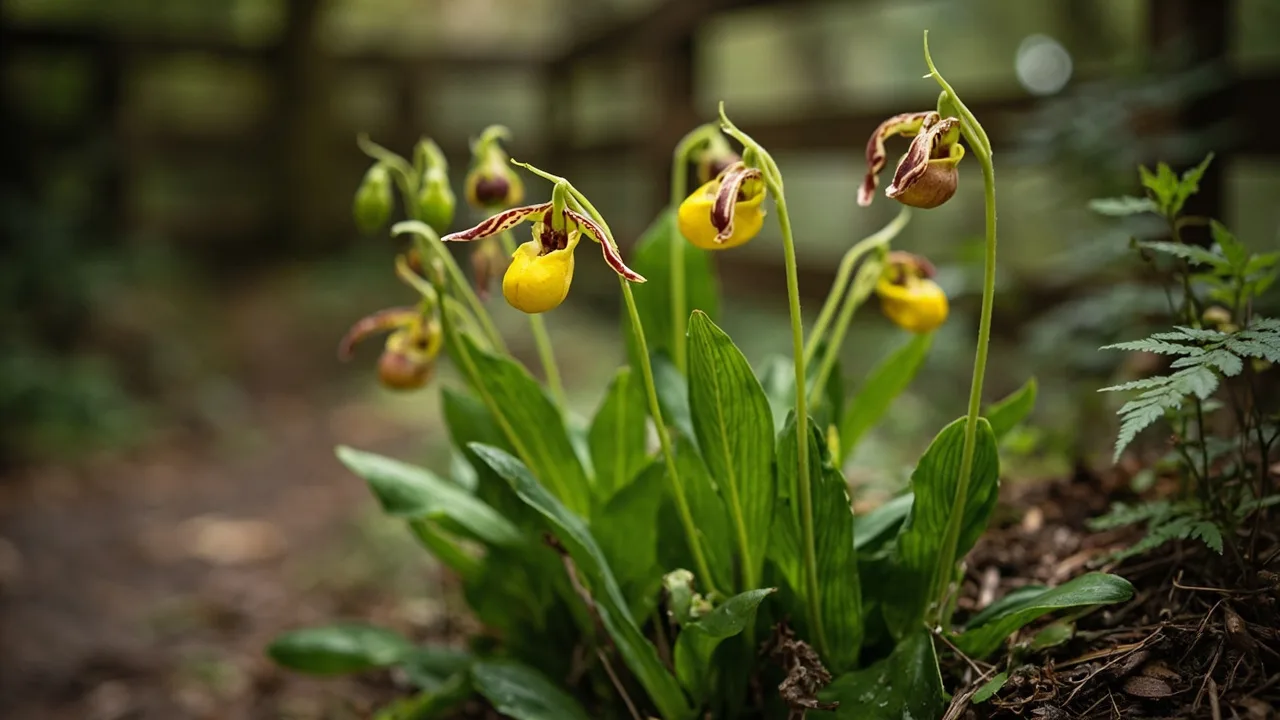 Hank Small (Cypripedium Hank Small) documentary photo