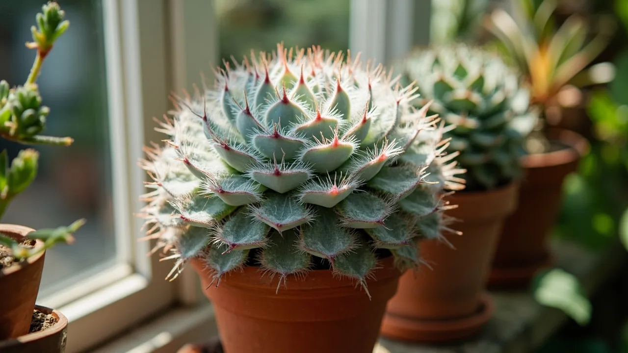 Echeveria leucotricha documentary photo