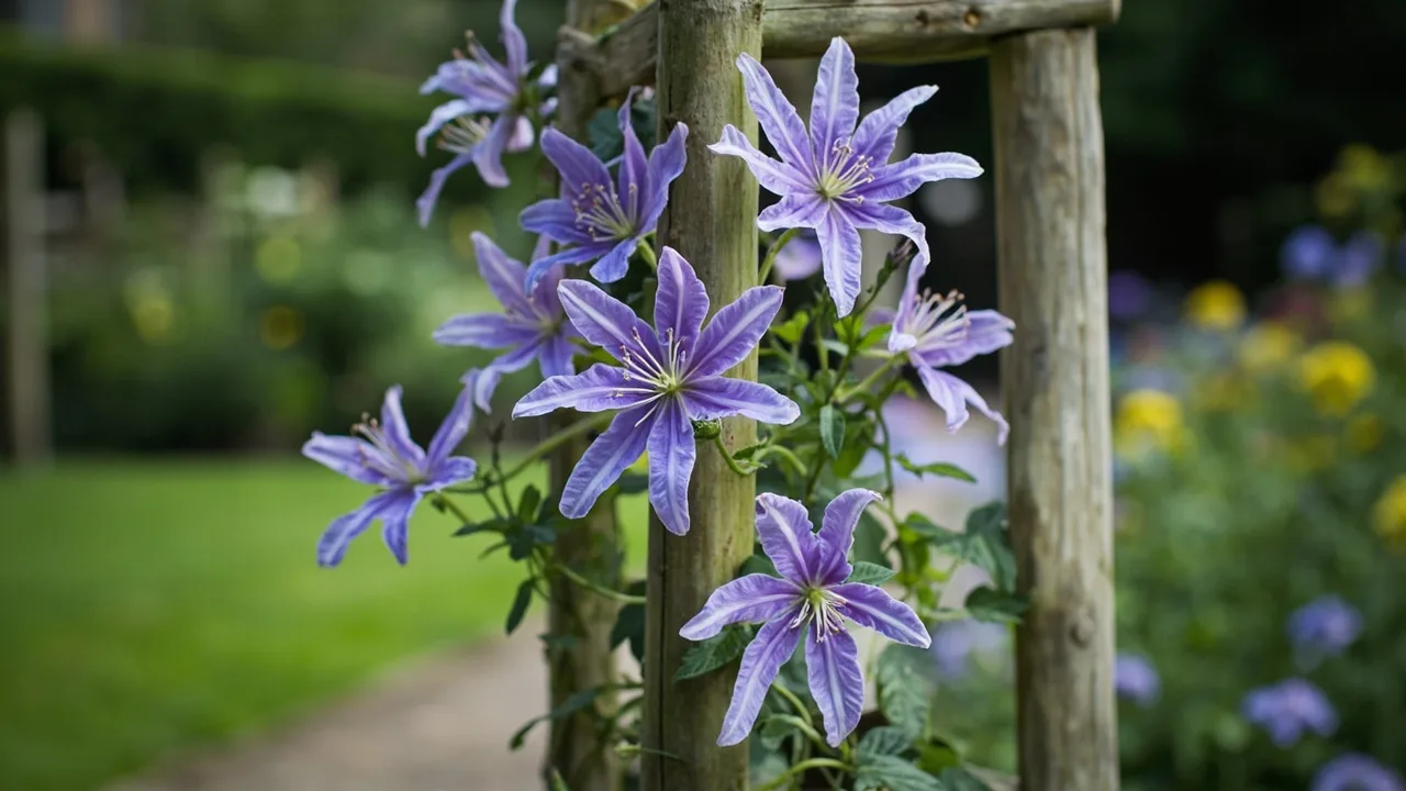 how-to-grow-clematis-the-queen-of-climbers documentary photo