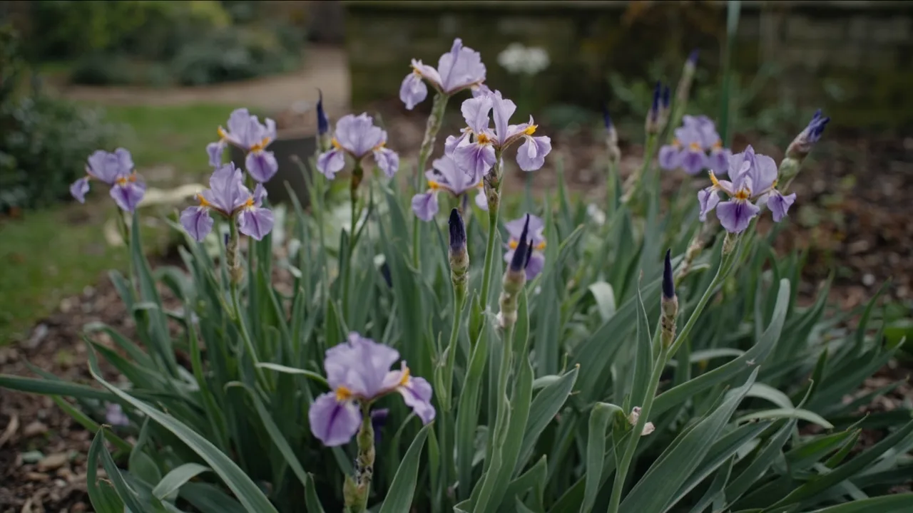 Iris milesii documentary photo
