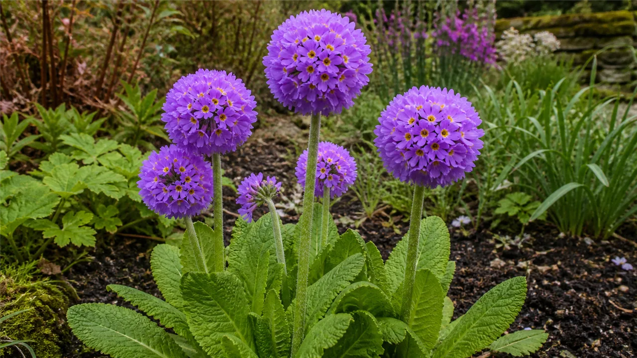 Drumstick primula (Primula denticulata)