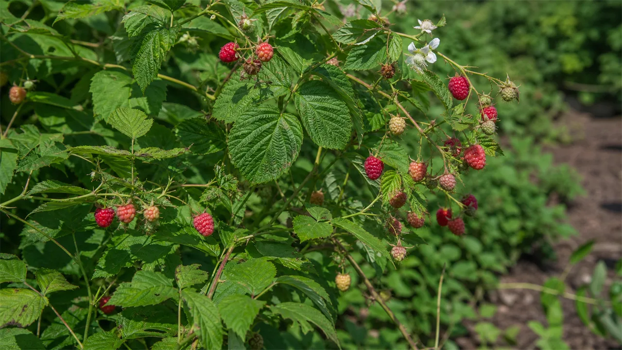 raspberry (Rubus idaeus)