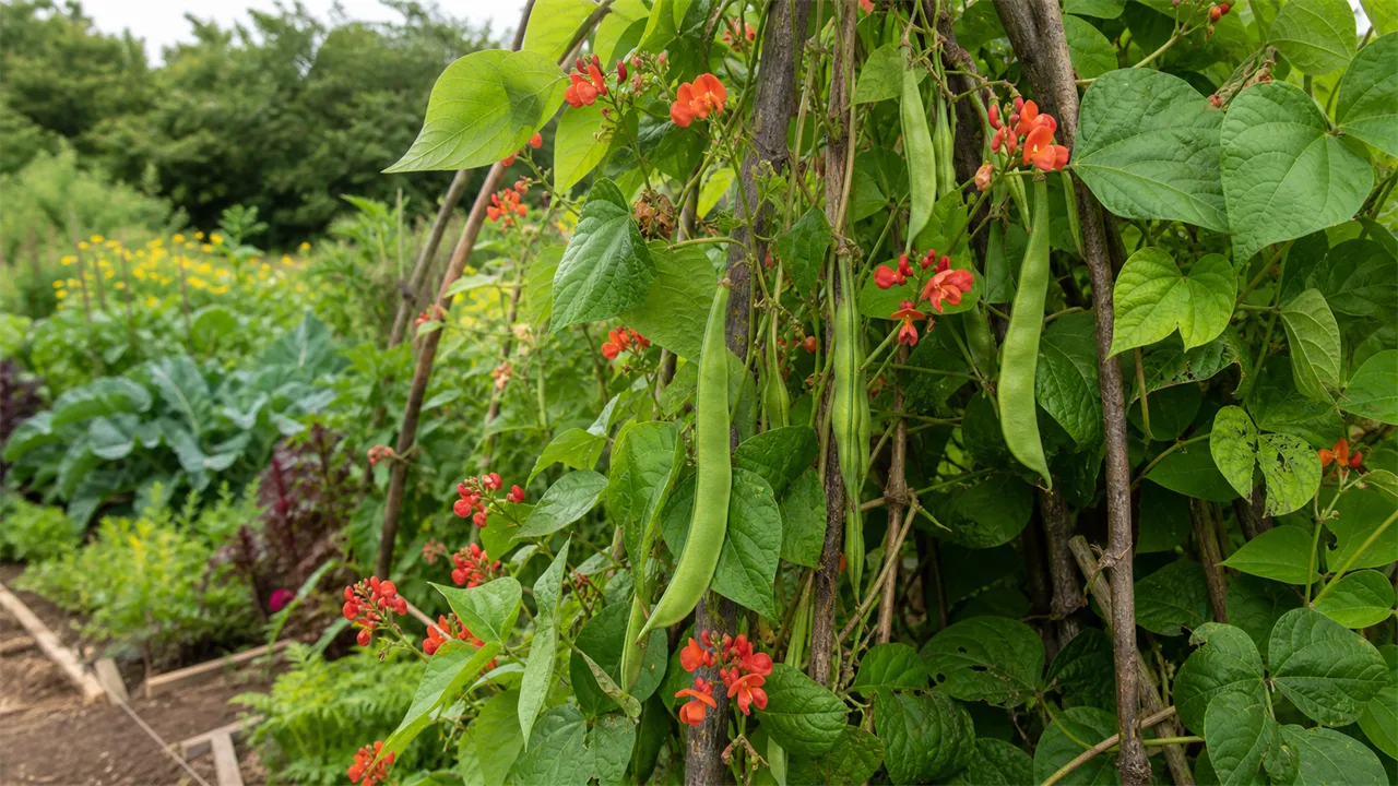runner bean (Phaseolus coccineus)