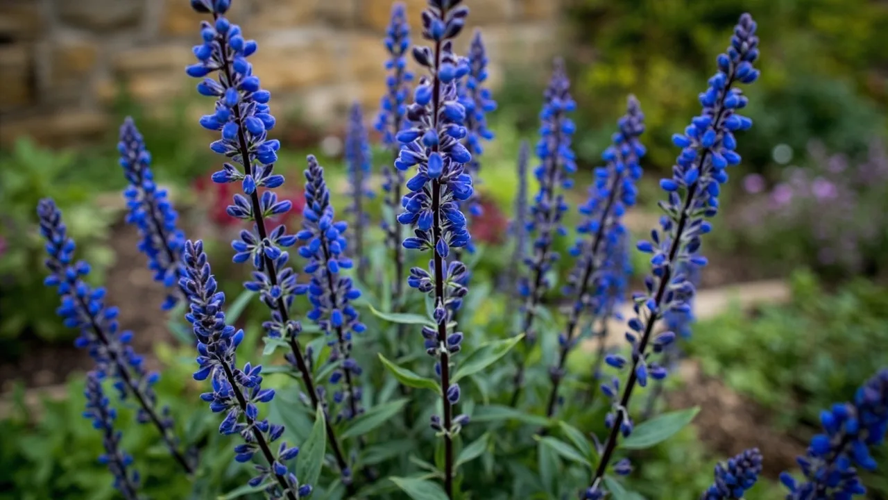 Salvia guaranitica (Anise-scented sage) documentary photo