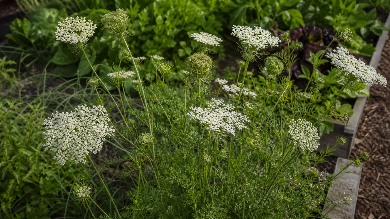 wild carrot (Daucus carota)