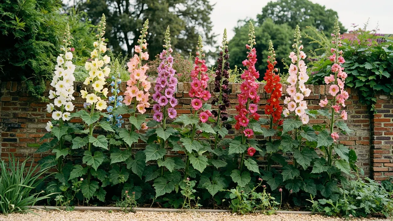 Hollyhock (Alcea rosea)
