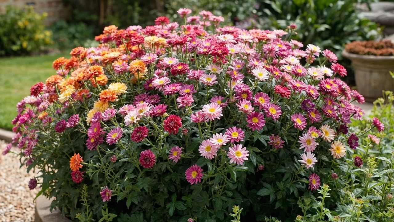 A-Z production: Chrysanthemum (Chrysanthemum morifolium)