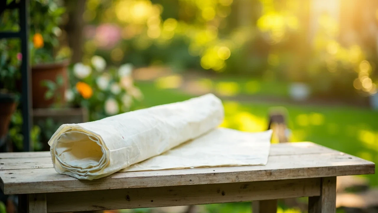 Original illustrative gardening scene, not exact retail product photograph