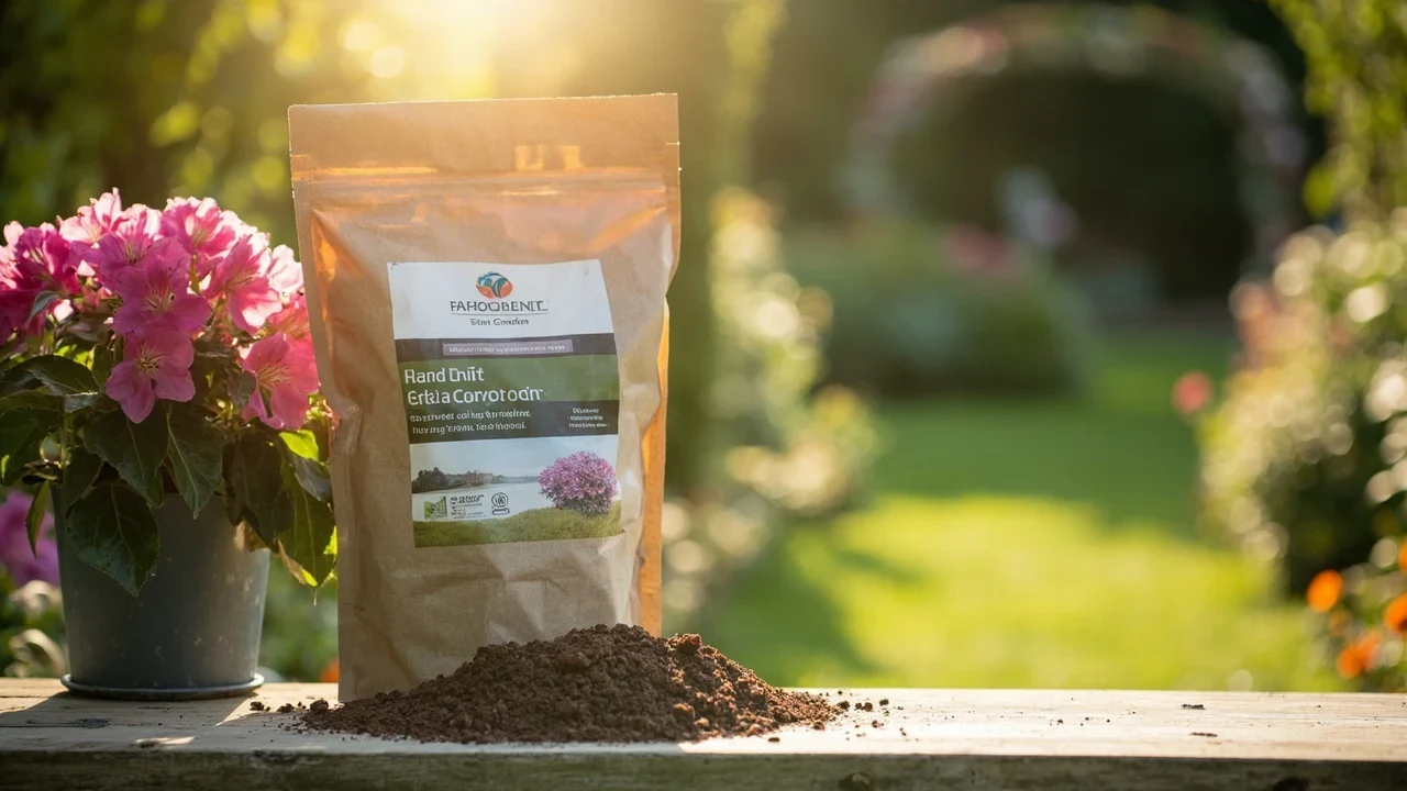 Original illustrative gardening scene, not exact retail product photograph