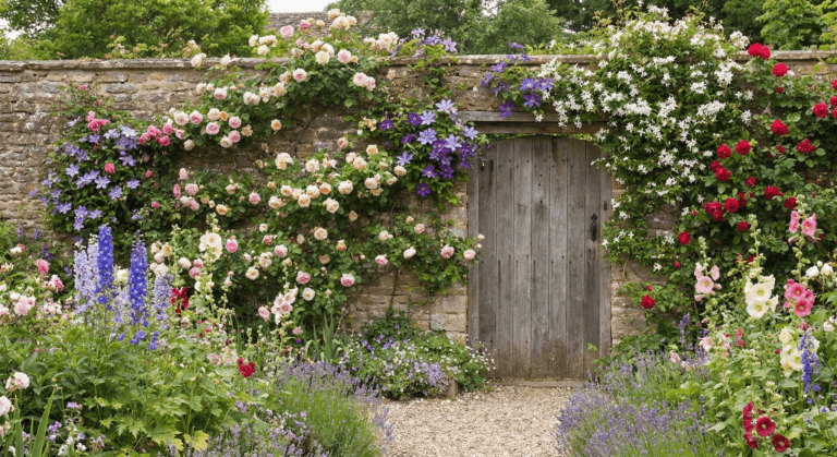 5-Step Best Climbing Plants for UK Walls and Fences