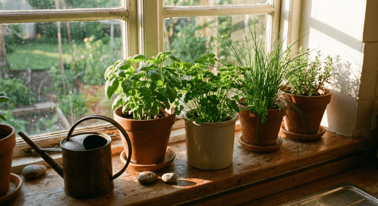 How to Create a Windowsill Herb Garden