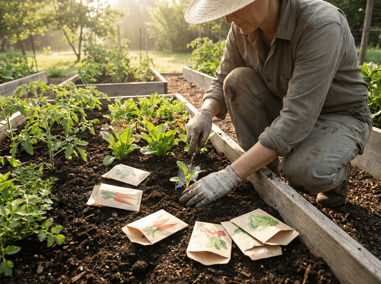 Garden image: how to start a vegetable garden a comple